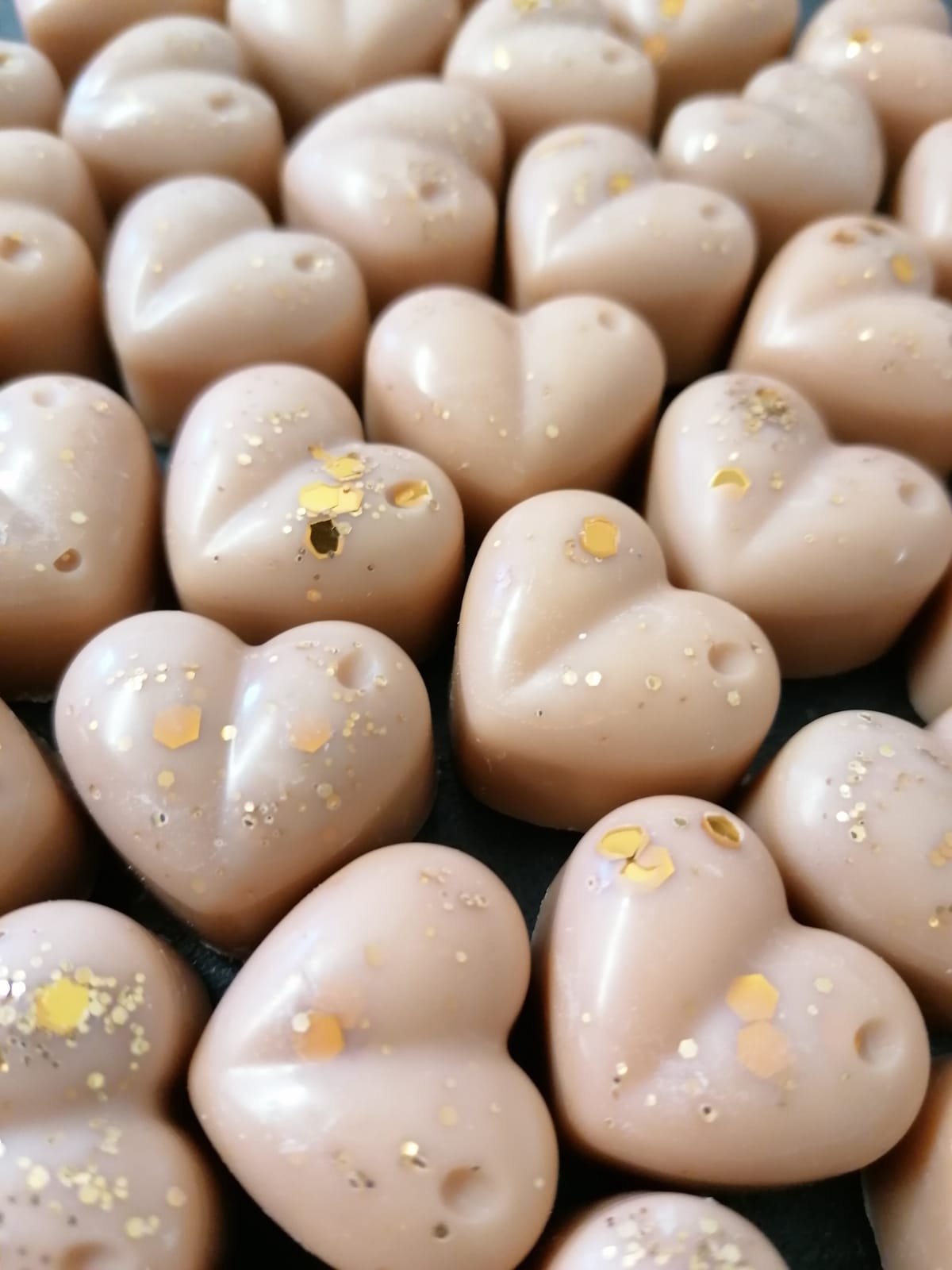 Wax Melt Shapes - Pack Of 5 Hearts Spiced Cappuccino