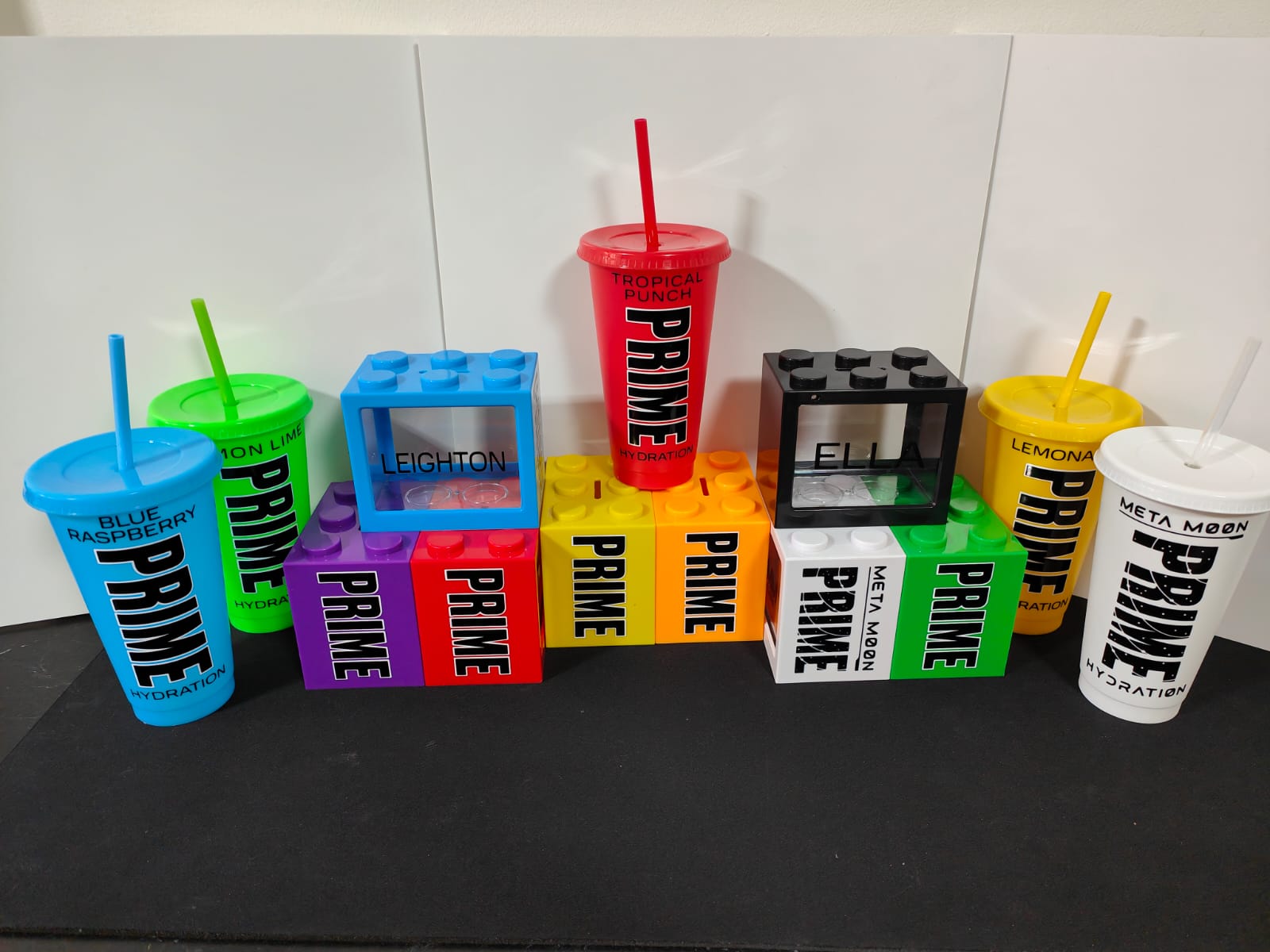 Personalised Prime Cold Cup & Money Box Bundle – White Rose Wax Co