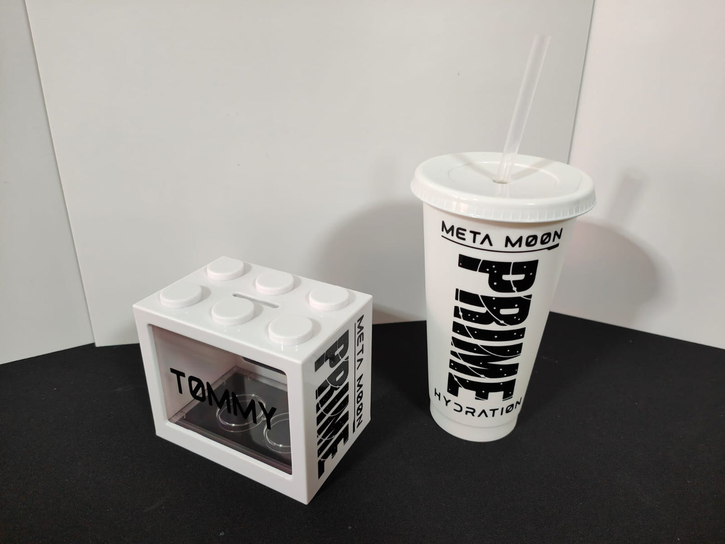 Personalised Prime Cold Cup & Money Box Bundle