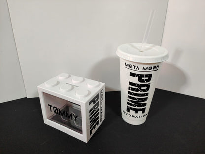 Personalised Prime Cold Cup & Money Box Bundle
