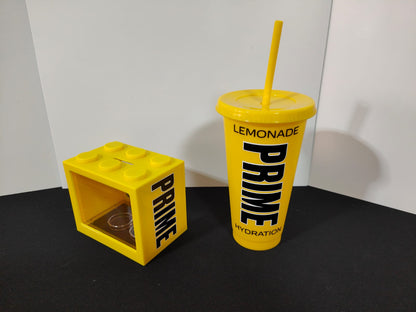Personalised Prime Cold Cup & Money Box Bundle