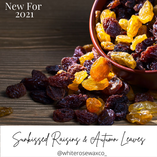 Wax Melt Shapes - Pack Of 5 Hearts Sunkissed Raisins & Autumn Leaves