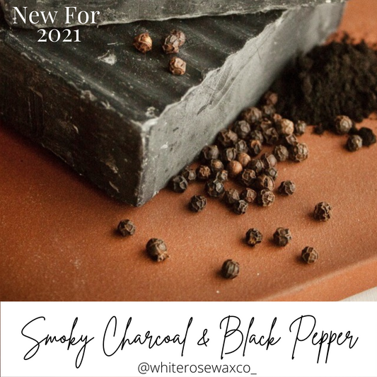 Wax Melt Shapes - Pack Of 5 Hearts Smoky Charcoal & Black Pepper