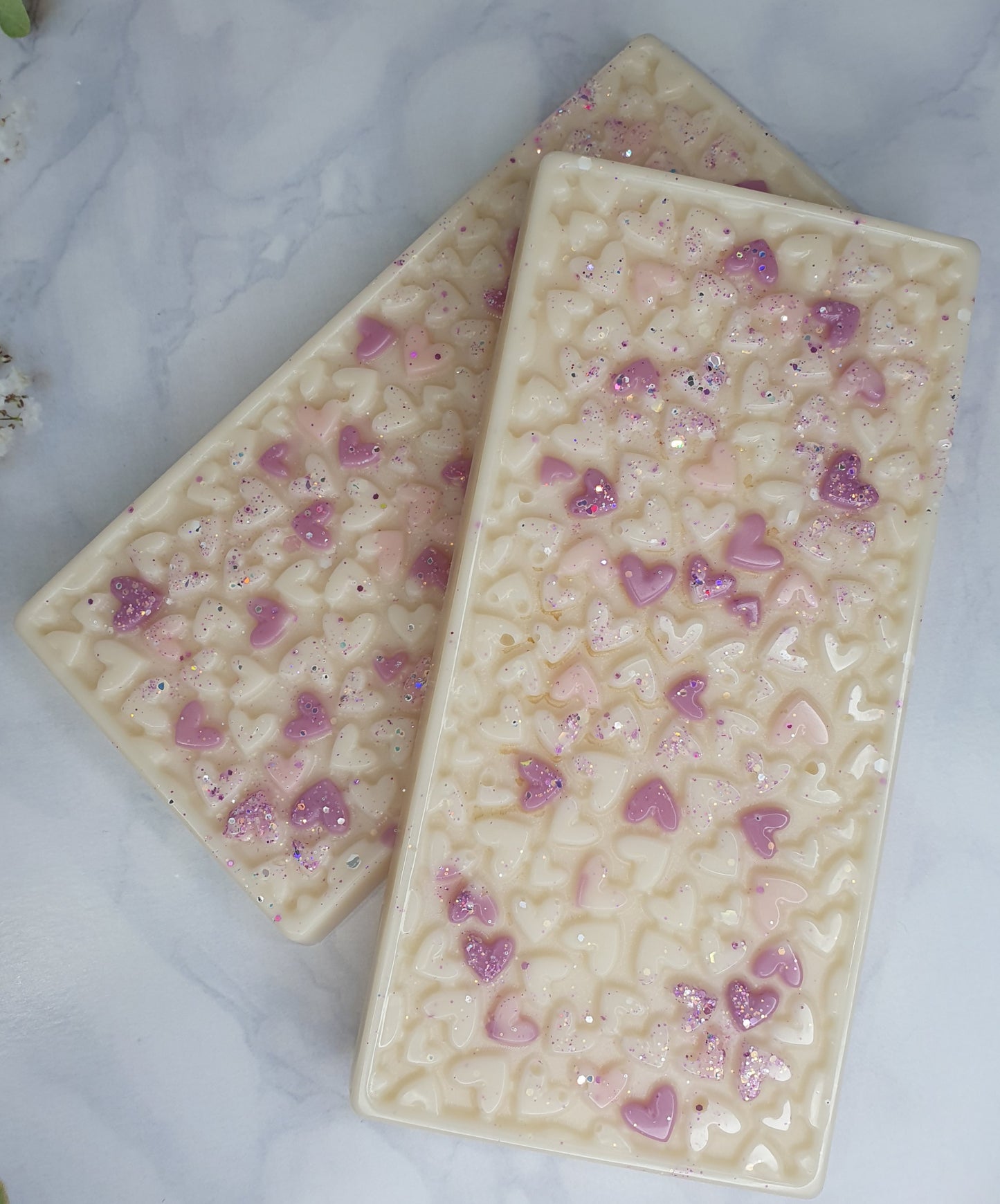 Wax Melt XL Heart Snap Bar - Candy Cotton Clouds