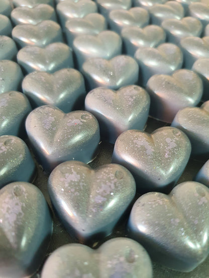 Wax Melt Shapes - Pack Of 5 Hearts Smoky Charcoal & Black Pepper
