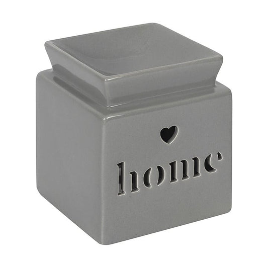 Wax Melt Burner - Family & Home Ceramic White Or Grey Burners