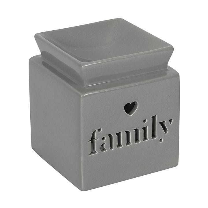 Wax Melt Burner - Family & Home Ceramic White Or Grey Burners